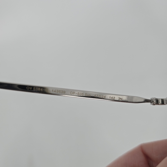 Oliver Peoples OV5184S OP-505 Sun Silver Sunglasses with Case and Cloth - Picture 6 of 8